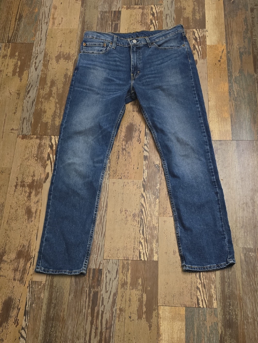 Levi's 511 Denim Blue Jeans Straight Leg‎ Mens Size 36/32